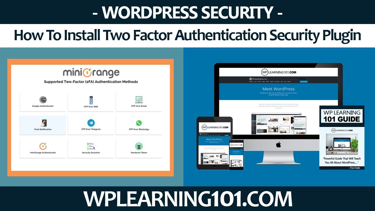 How To Install Two Factor Authentication Security WordPress Plugin ...
