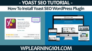 How To Install Yoast SEO WordPress Plugin In WordPress Dashboard (Step-By-Step Tutorial)