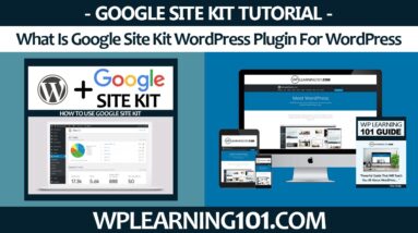 What Is Google Site Kit WordPress Plugin For WordPress (Step-By-Step Tutorial)