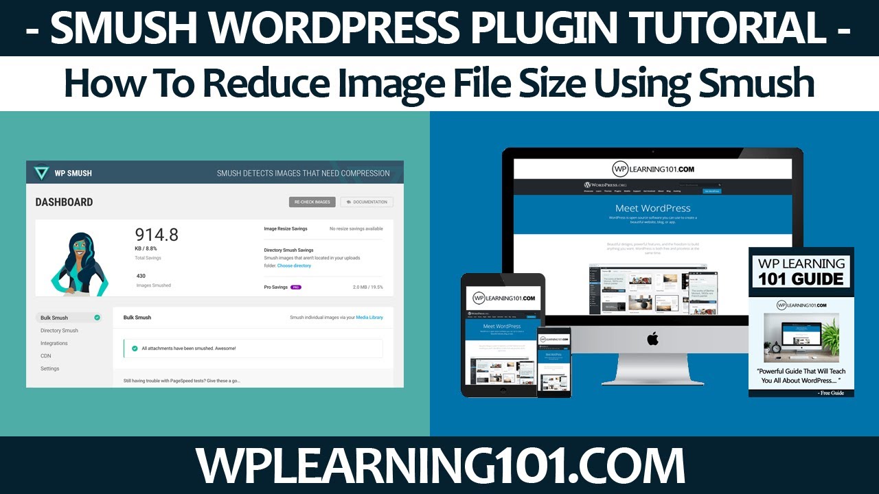 How To Reduce Image File Size Using Smush WordPress Plugin (Step-By ...