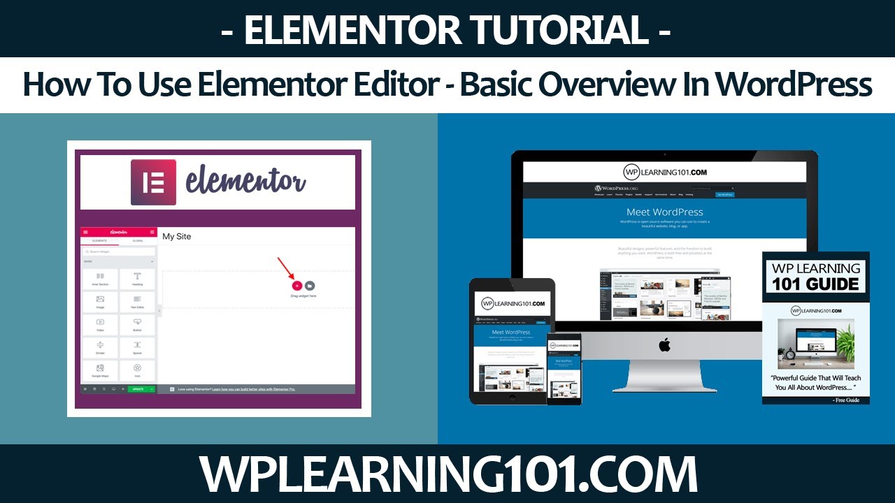 How To Use Elementor Editor - Basic Overview In WordPress (Step-By-Step ...