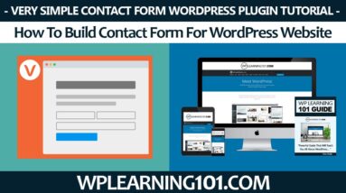 How To Build Contact Us Form For WordPress Website (Step-By-Step Tutorial)