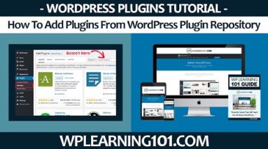 How To Add Plugins From WordPress Plugin Repository Tutorial (Step By Step)