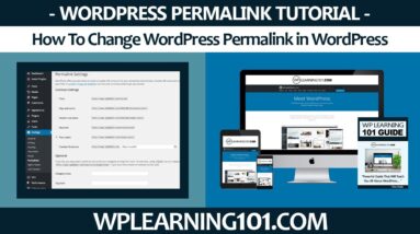 How To Change WordPress Permalink in WordPress Website For Beginners (Step By Step Tutorial)