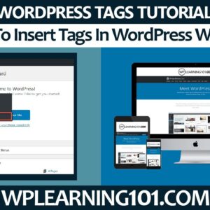 How To Insert Tags In WordPress Website (Step By Step Tutorial)