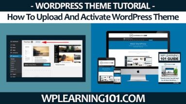How To Upload And Activate WordPress Theme Tutorial For Beginners (Step By Step)