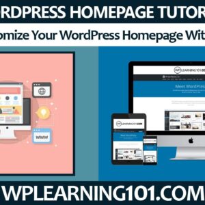 How To Edit/Customize Your WordPress Homepage With Page Editor (Step By Step Tutorial)