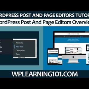 WordPress Post And Page Editors Overview In WordPress Website (Step By Step Tutorial)