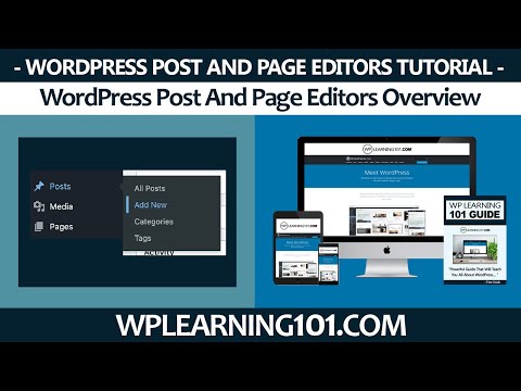 WordPress Post And Page Editors Overview In WordPress Website (Step By Step Tutorial)