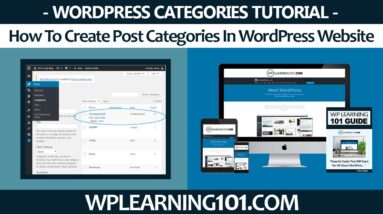 How To Create Post Categories In WordPress Website (Step By Step Tutorial)