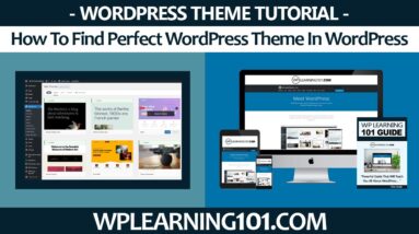 How To Find Perfect WordPress Theme In WordPress (Step By Step Tutorial)