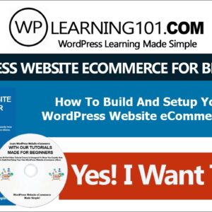 WordPress Website Ecommerce Tutorial Videos Made For Beginners (Step By Step)