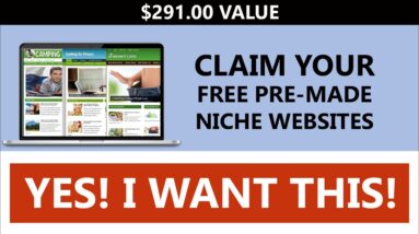 How To Get 3 Make Money Online Affiliate Niche Websites For Beginners For 100% Free (Download Now)