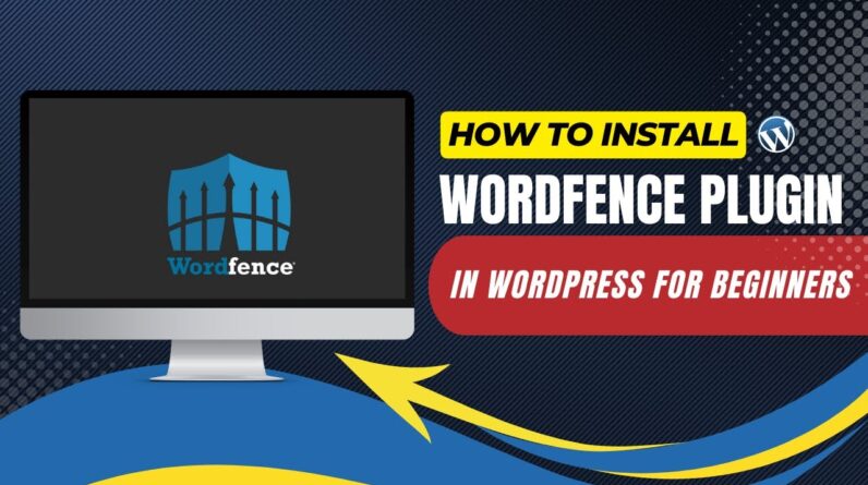 How to Install Wordfence Plugin in WordPress for Beginners