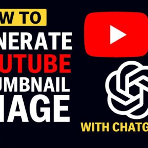 How To Generate YouTube Thumbnail Image With ChatGPT 4o