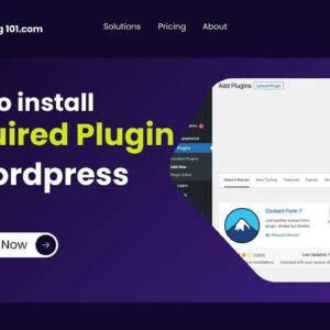 How To Install Required Plugins To Design Website In WordPress
