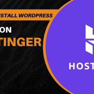 How To Install WordPress At Hostinger