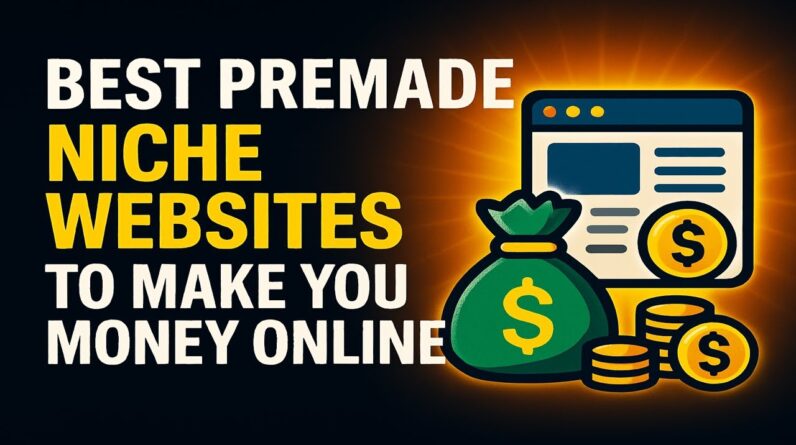 Best Premade Niche Websites To Make You Money Online