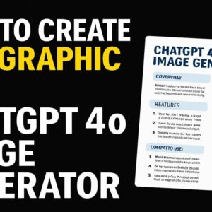 How to Create Infographic with ChatGPT 4o Image Generator