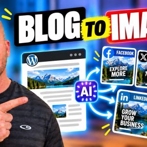 How to Create Social Media Images From WordPress Blog Posts With AI